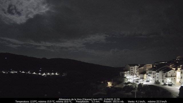 time-lapse frame, Meteogredos webcam