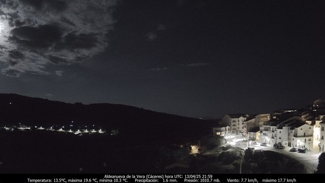 time-lapse frame, Meteogredos webcam