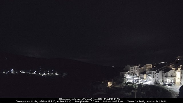 time-lapse frame, Meteogredos webcam
