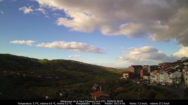 time-lapse frame, Meteogredos webcam