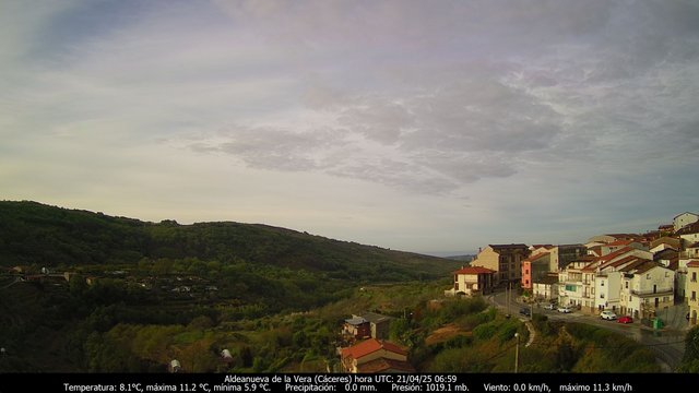time-lapse frame, Meteogredos webcam