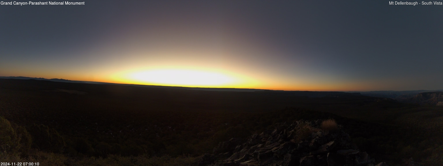 time-lapse frame, Mt Dellenbaugh - South Vista webcam