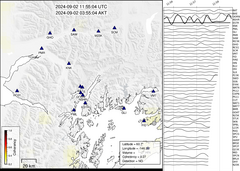 view from Barry Arm seismic energy on 2024-09-02