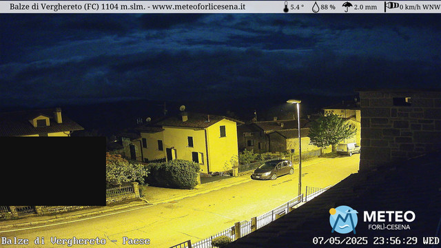 time-lapse frame, Balze di Verghereto - Paese webcam