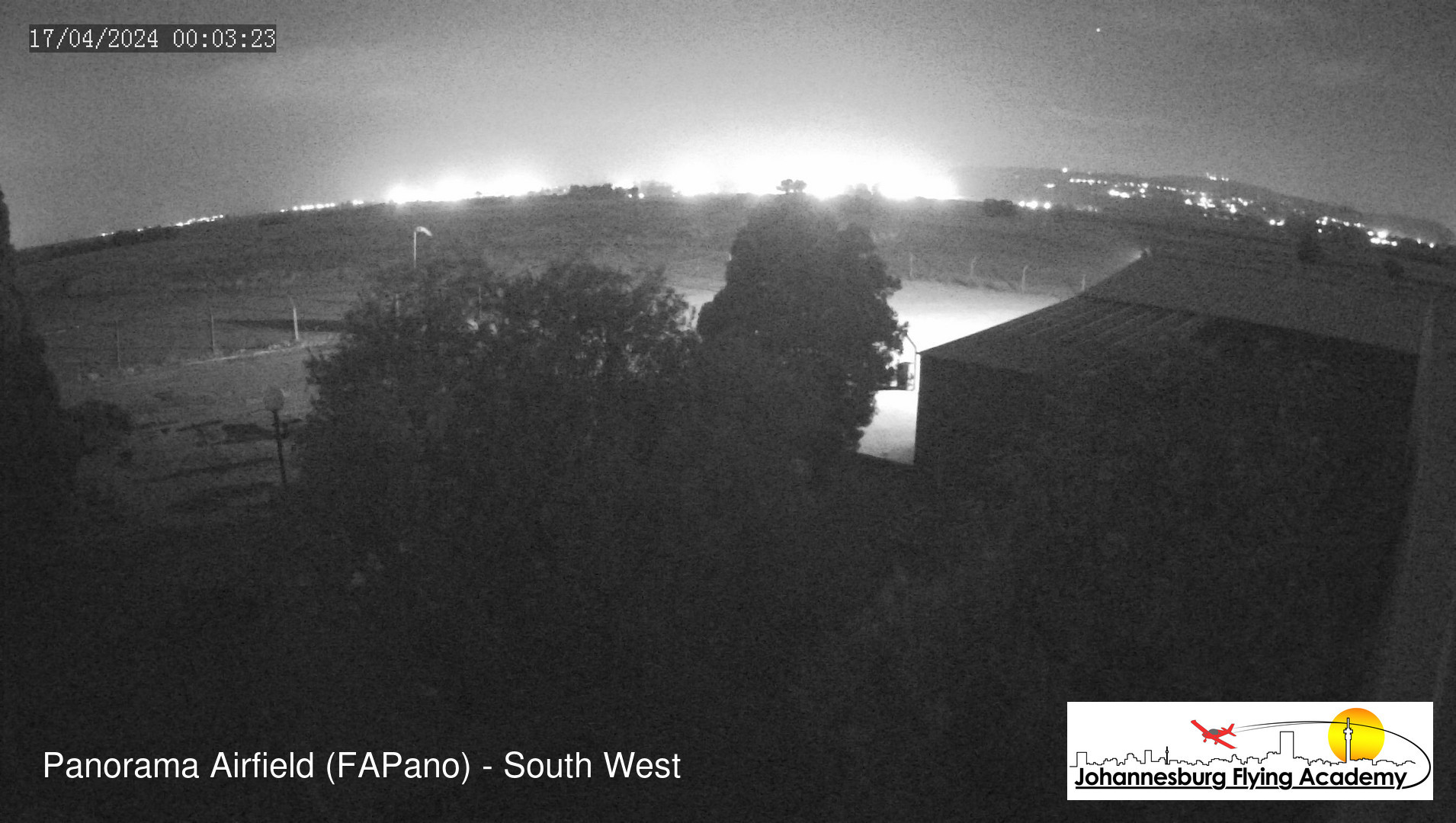 time-lapse frame, FAPano - South West webcam