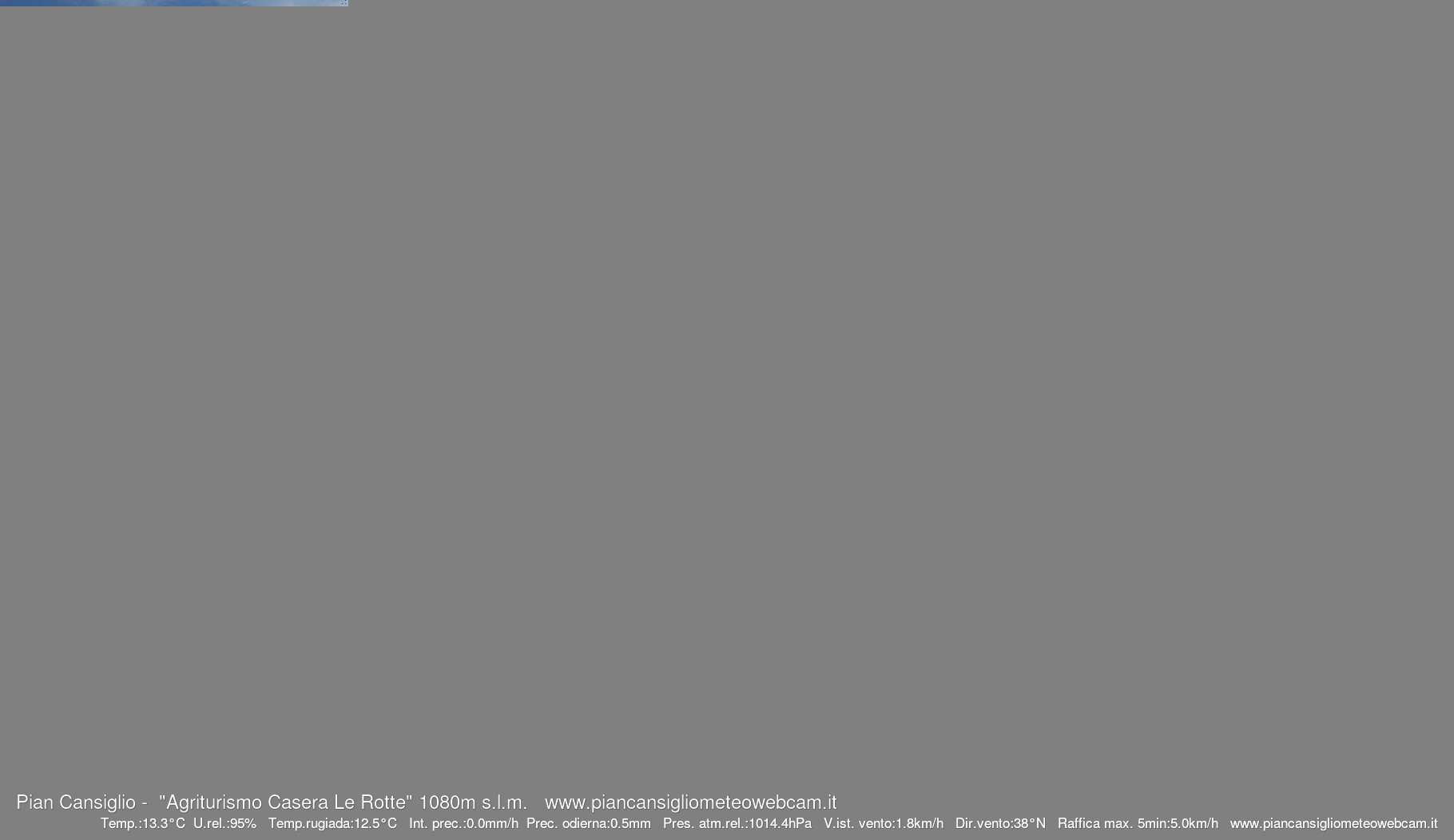 time-lapse frame, Pian Cansiglio - Casera Le Rotte webcam