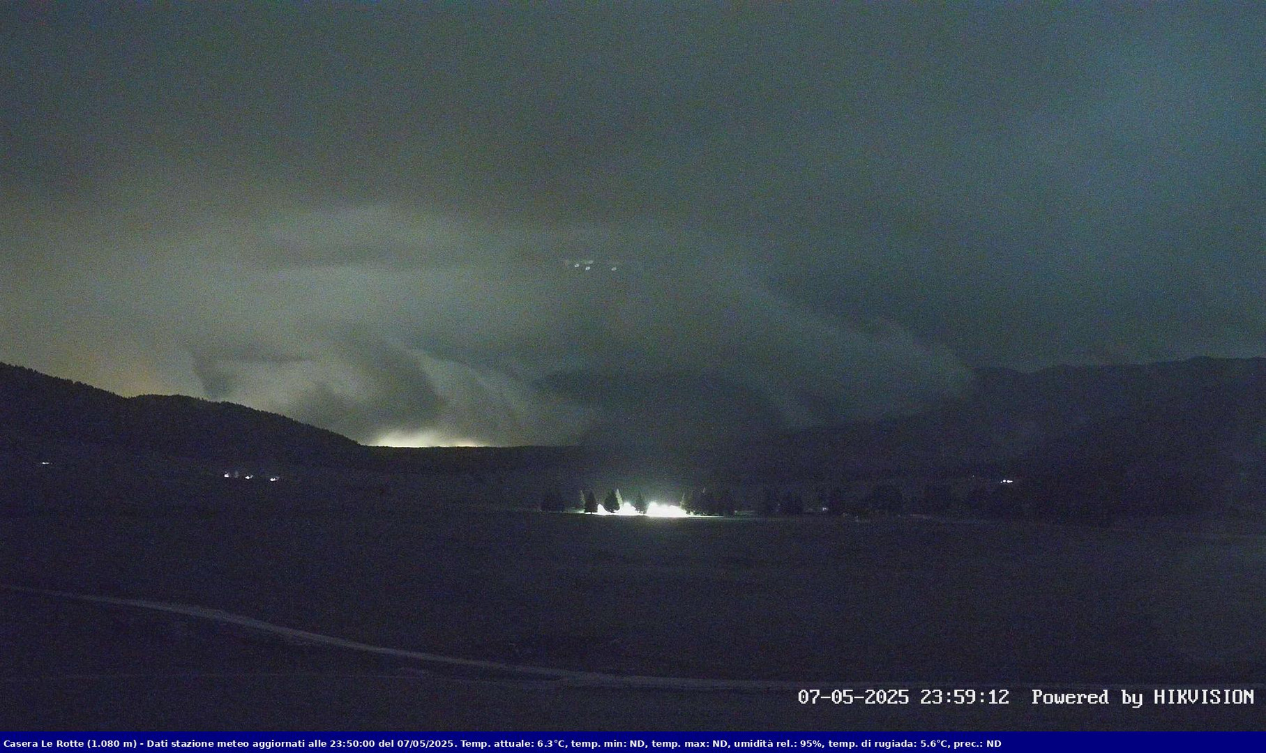 time-lapse frame, Pian Cansiglio - Casera Le Rotte webcam