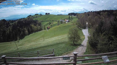 view from Koča Mrzli Vrh on 2024-04-20