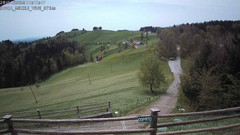 view from Koča Mrzli Vrh on 2024-04-28