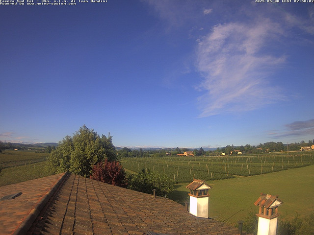 time-lapse frame, Faenza Sud-Est webcam