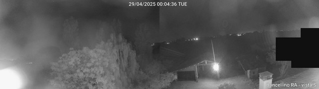 time-lapse frame, Boncellino Sud webcam
