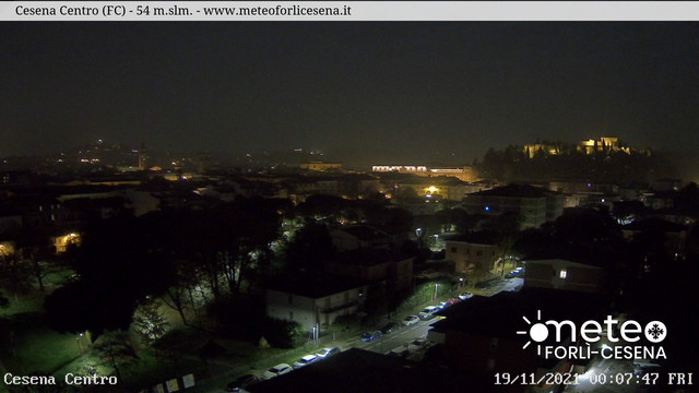 time-lapse frame, Cesena 19/11/21 webcam