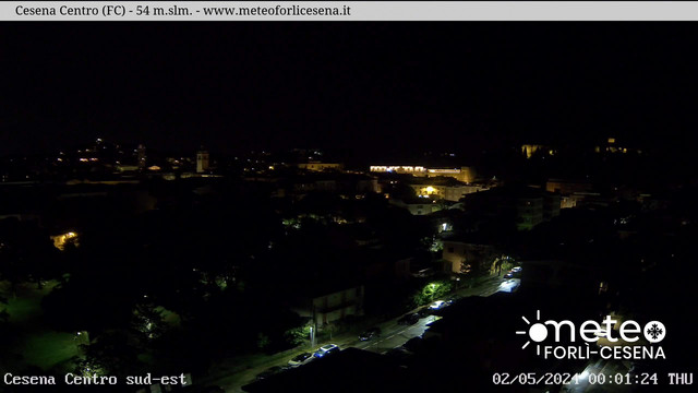 time-lapse frame, Cesena Centro webcam