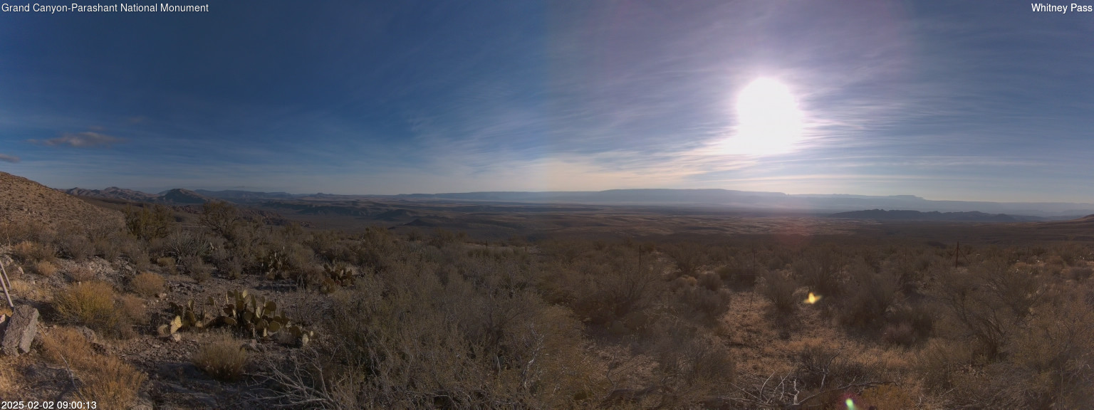 time-lapse frame, Whitney Pass webcam