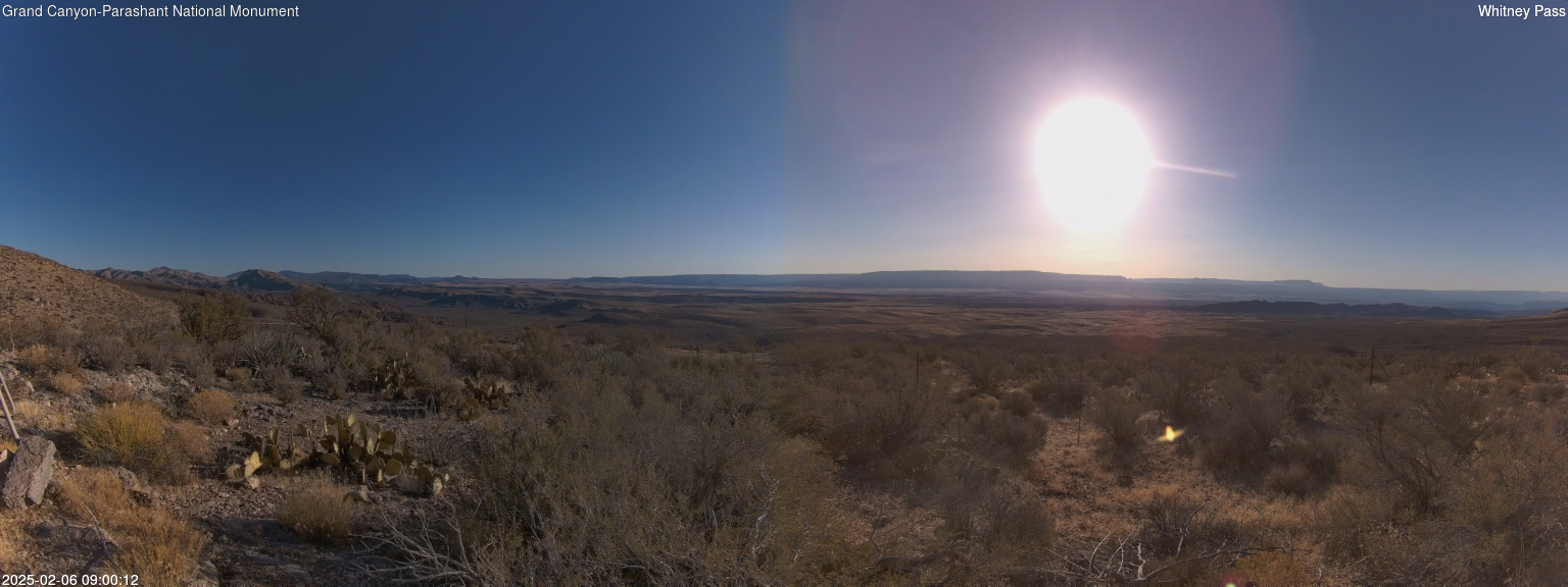 time-lapse frame, Whitney Pass webcam