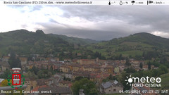 view from Rocca San Casciano on 2024-05-04