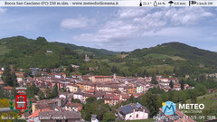 view from Rocca San Casciano on 2025-05-04