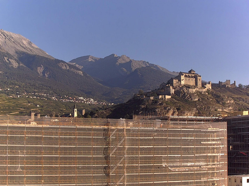 time-lapse frame, Sion - Industrie 17 webcam