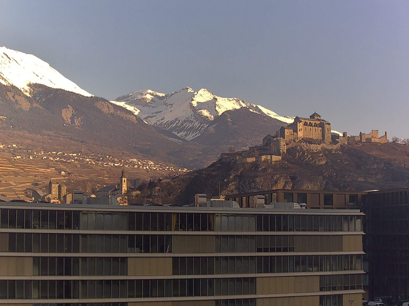 time-lapse frame, Sion - Industrie 17 webcam