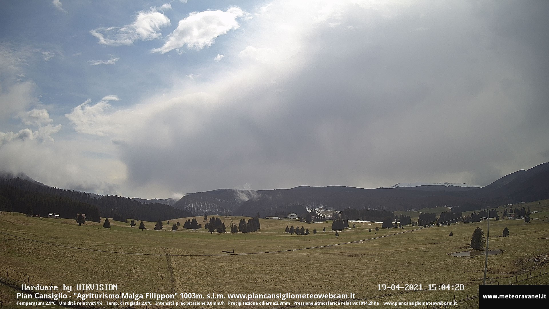 time-lapse frame, 19aprile2021 webcam