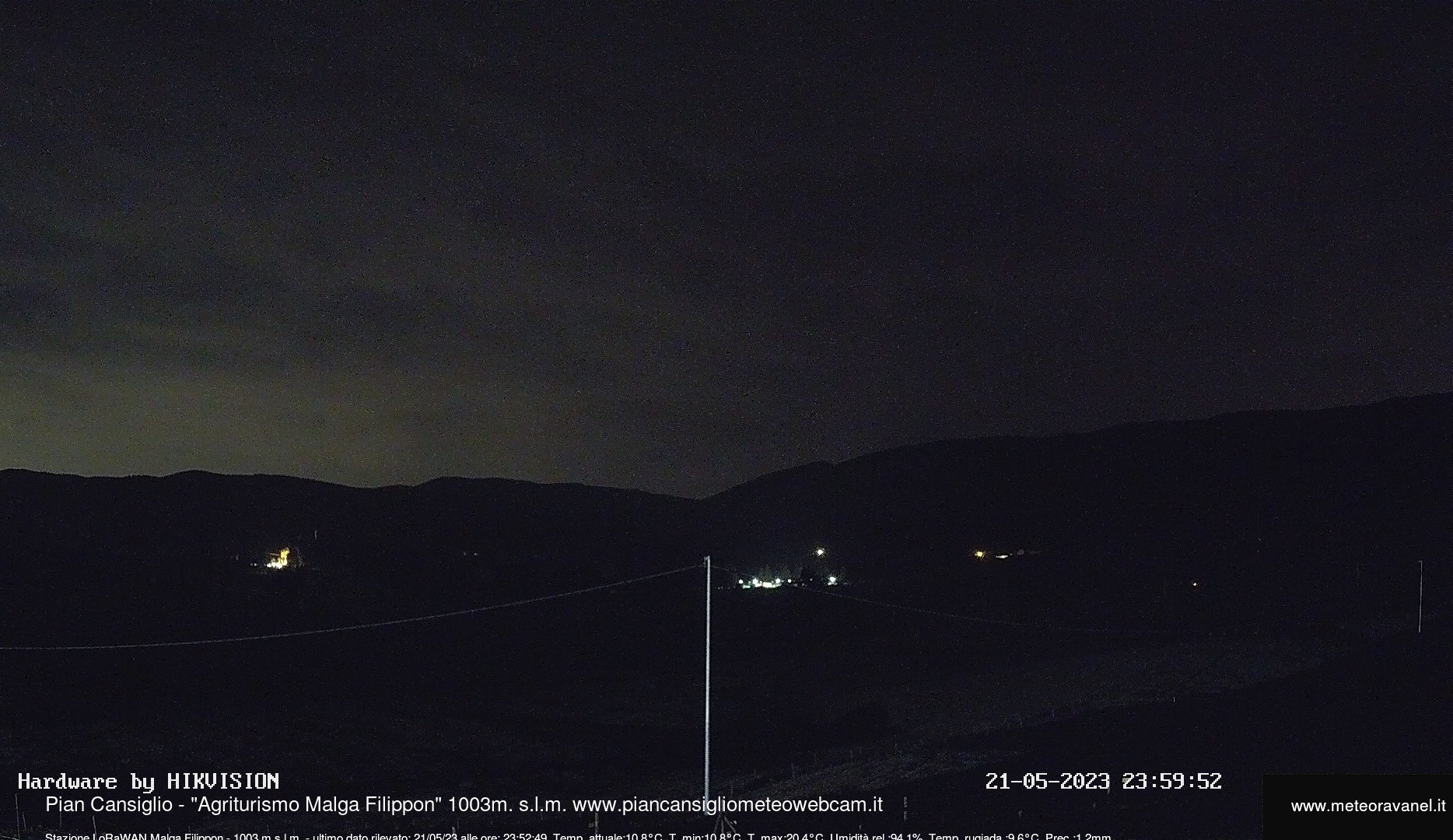 time-lapse frame, Pian Cansiglio - Agriturismo Malga Filippon webcam