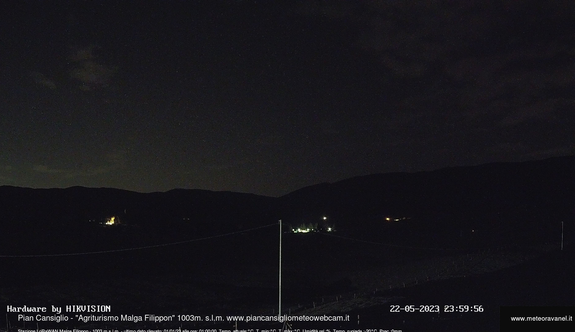 time-lapse frame, Pian Cansiglio - Agriturismo Malga Filippon webcam