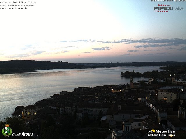 time-lapse frame, Arona webcam