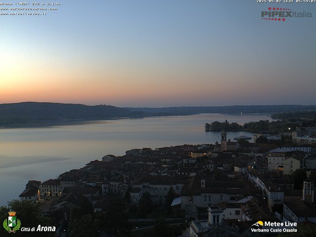 time-lapse frame, Arona webcam