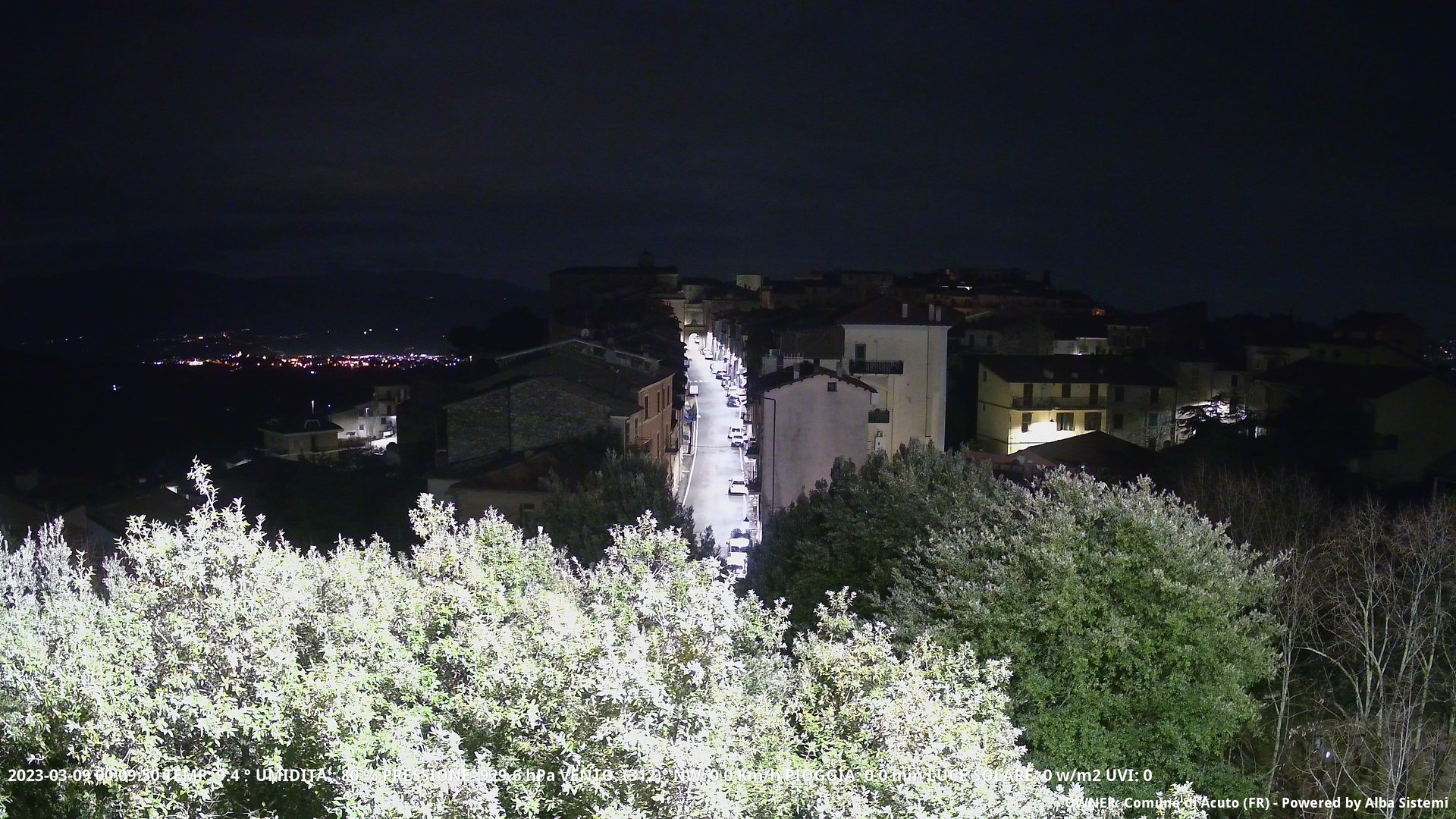 time-lapse frame, ACUTO webcam
