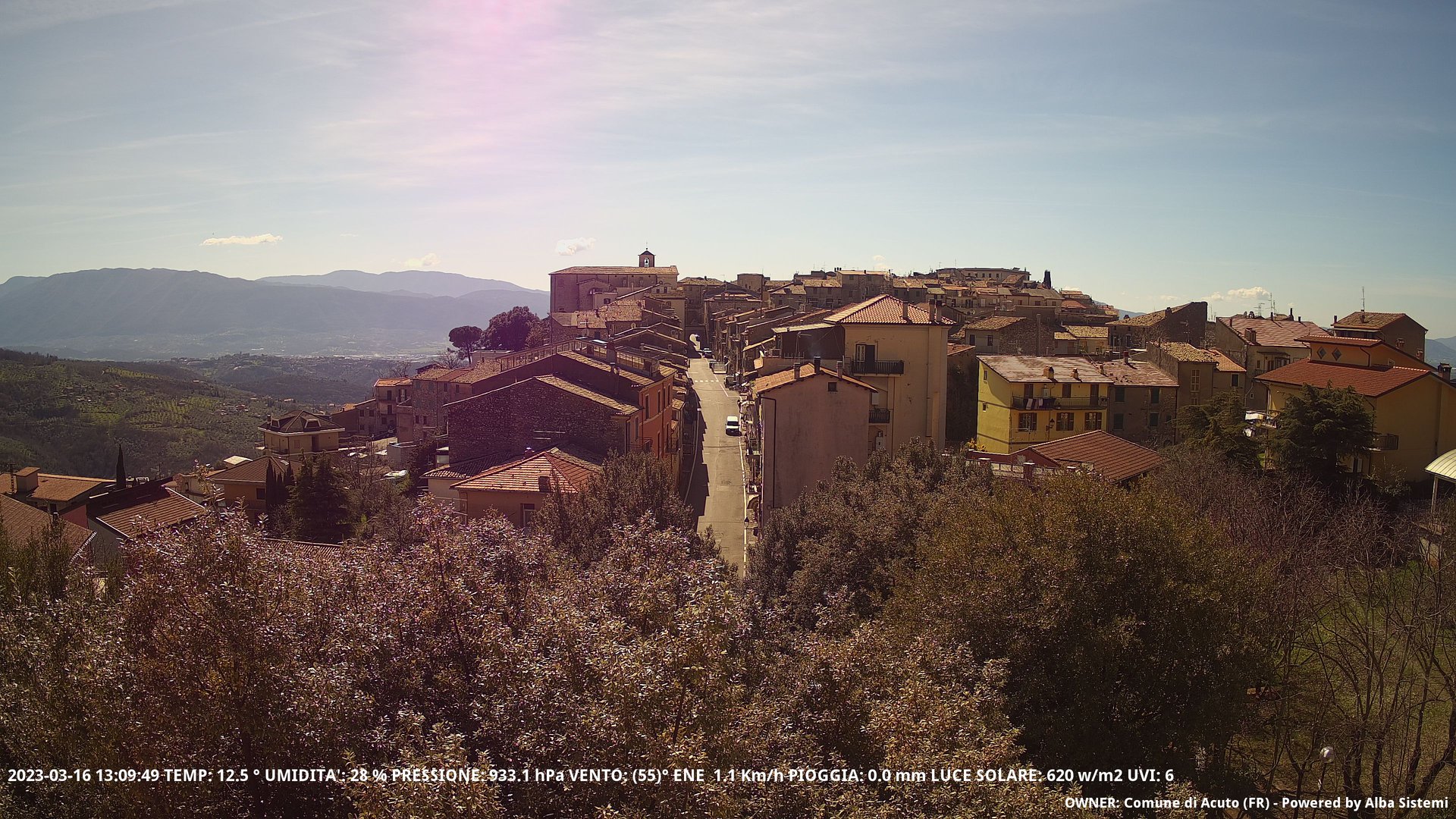time-lapse frame, ACUTO webcam