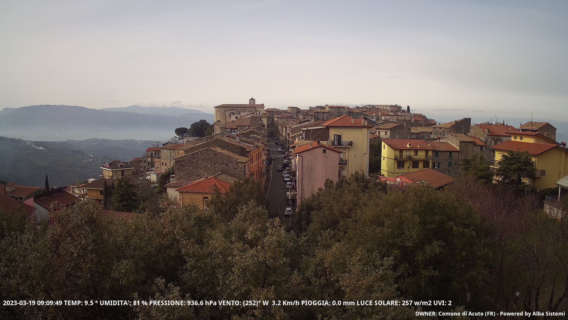 time-lapse frame, ACUTO webcam