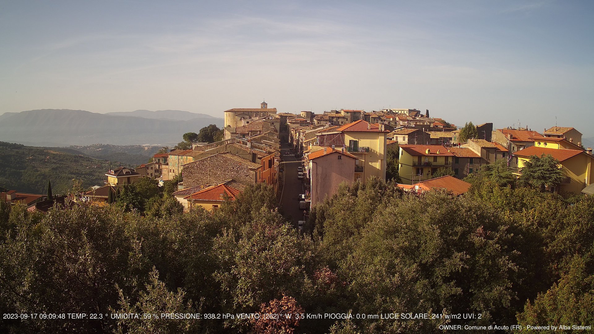time-lapse frame, ACUTO webcam