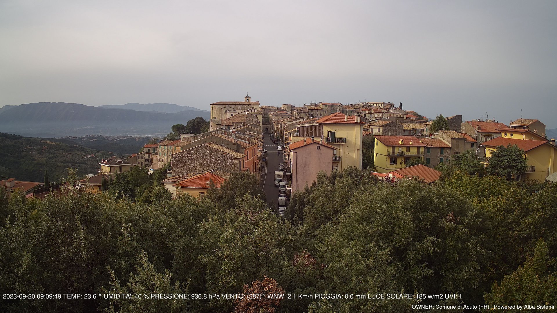 time-lapse frame, ACUTO webcam