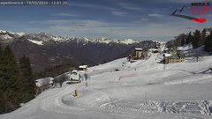 view from Alpe di Mera - Mera bassa on 2024-03-19
