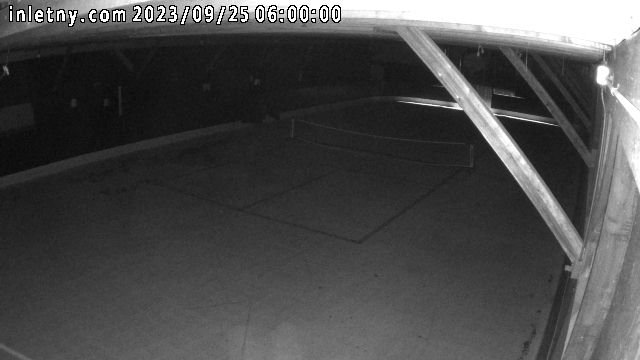 time-lapse frame, Inlet Fern Park Rink webcam