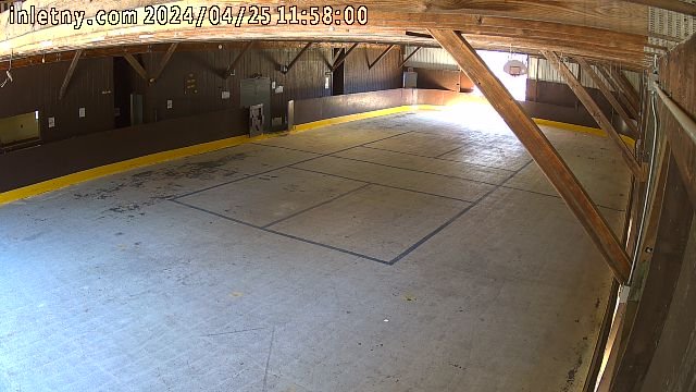 time-lapse frame, Inlet Fern Park Rink webcam