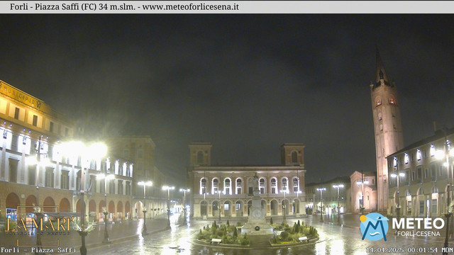 time-lapse frame, Forlì - Piazza Saffi webcam