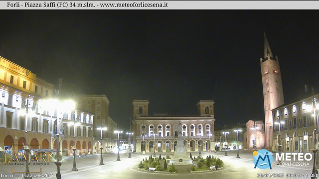 time-lapse frame, Forlì - Piazza Saffi webcam