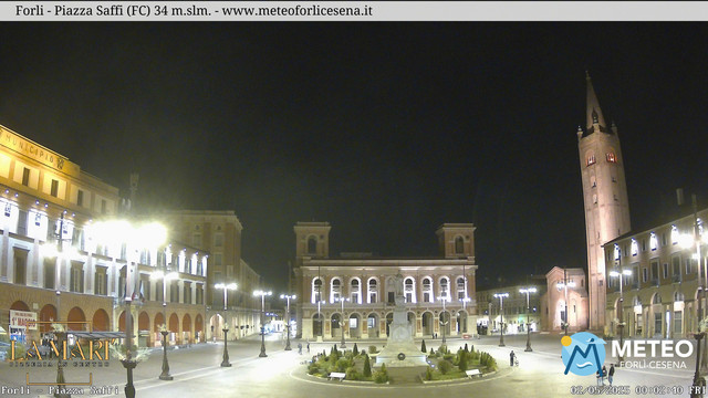 time-lapse frame, Forlì - Piazza Saffi webcam