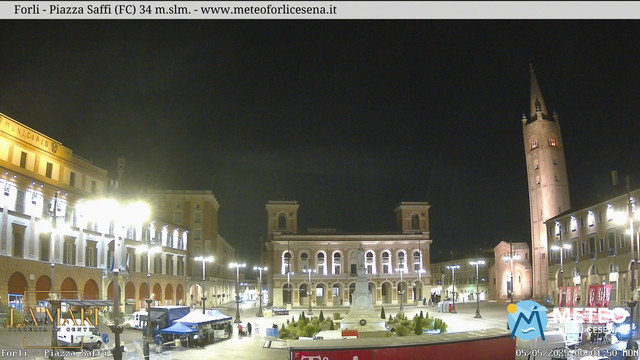 time-lapse frame, Forlì - Piazza Saffi webcam