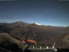 view from Bielmonte M. Marca vista M. Rosa e Valsessera on 2024-11-10