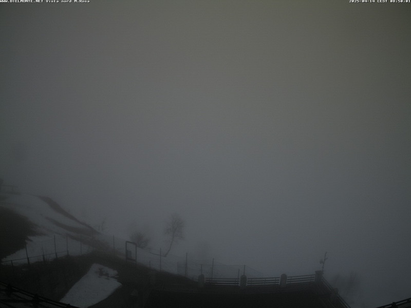 time-lapse frame, Bielmonte M. Marca vista M. Rosa e Valsessera webcam