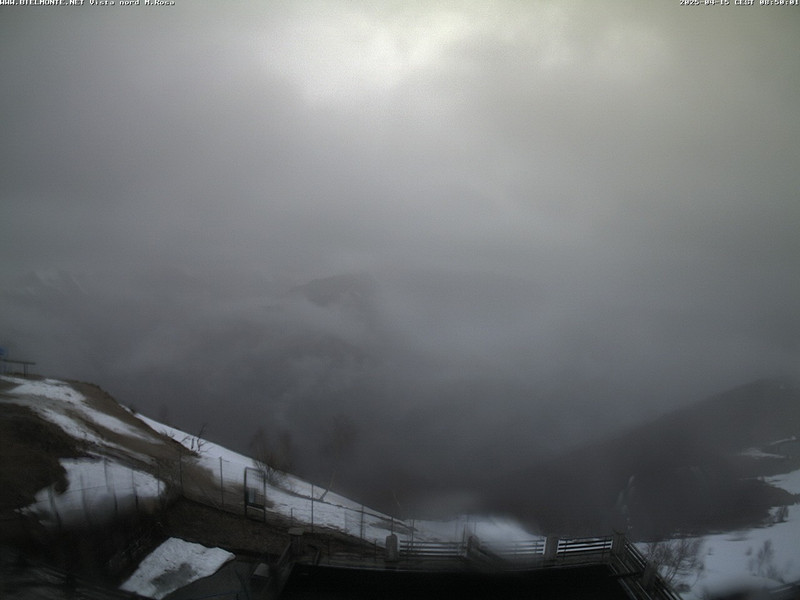 time-lapse frame, Bielmonte M. Marca vista M. Rosa e Valsessera webcam
