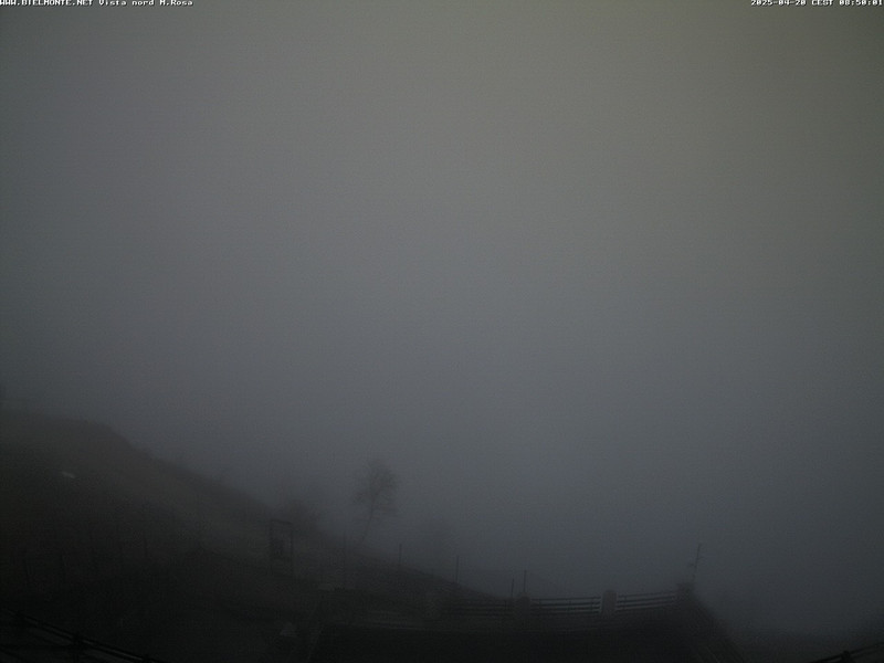 time-lapse frame, Bielmonte M. Marca vista M. Rosa e Valsessera webcam