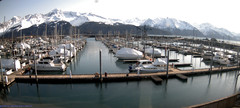 view from Seward Harbor on 2023-03-11
