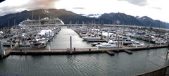 view from Seward Harbor on 2023-09-17