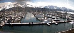 view from Seward Harbor on 2024-04-10