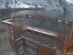view from Convict Lake Marina on 2024-03-16