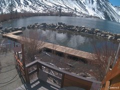 view from Convict Lake Marina on 2024-03-26