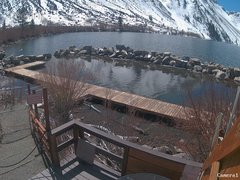 view from Convict Lake Marina on 2024-04-02